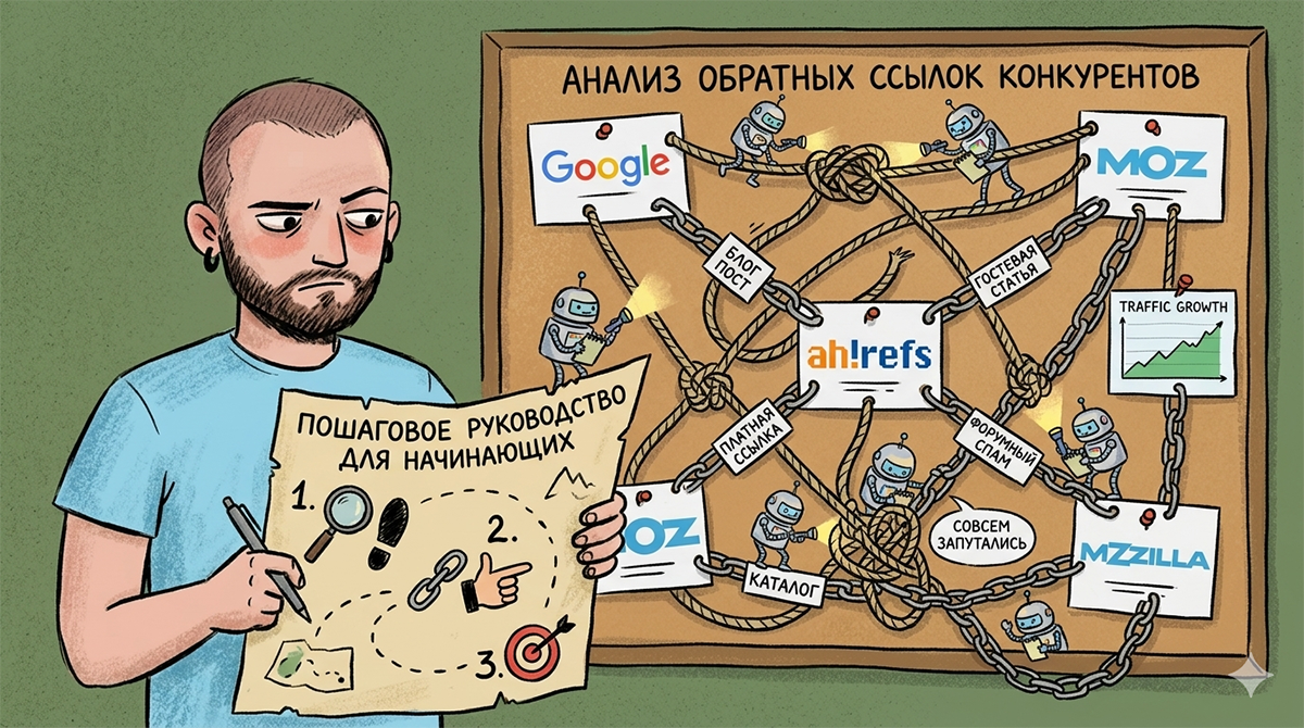 Анализ ссылочного профиля конкурентов: пошаговое руководство для начинающих 
