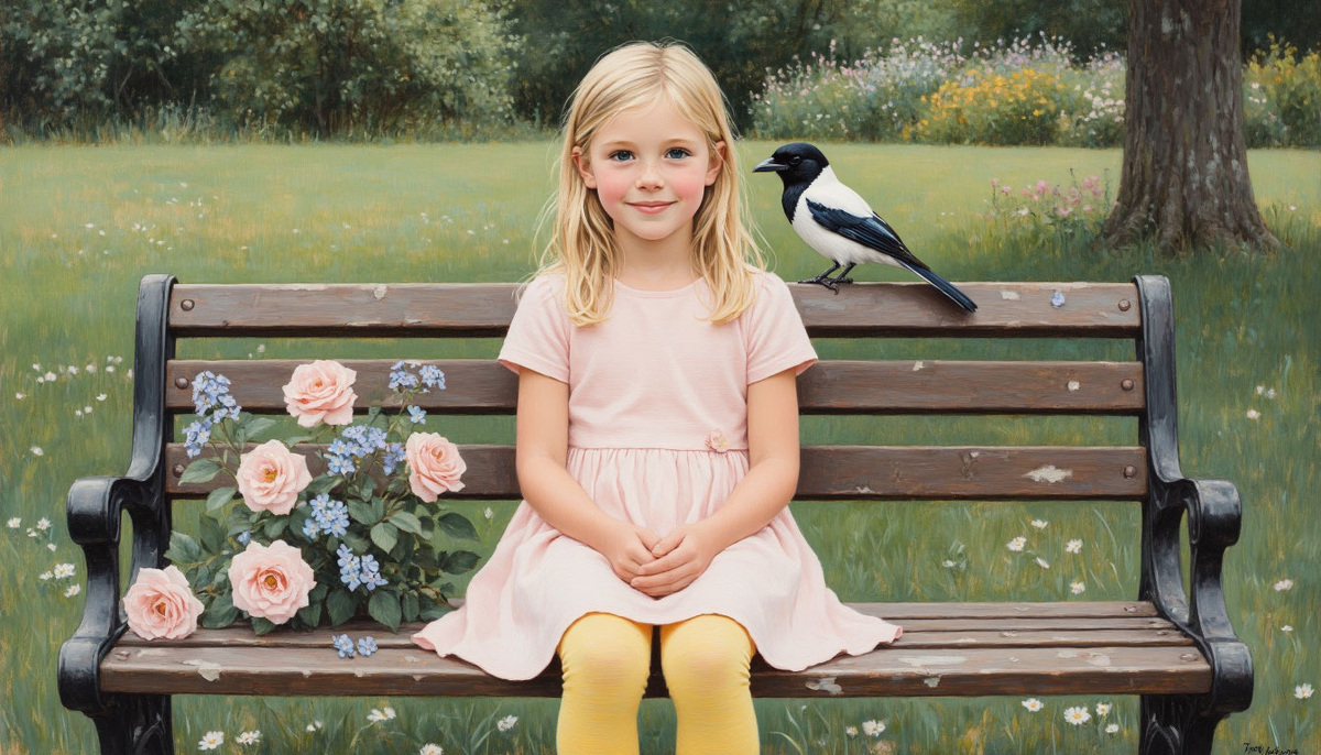 С тобою, сорока, мне не одиноко! Изображение от ИИ Шедеврум