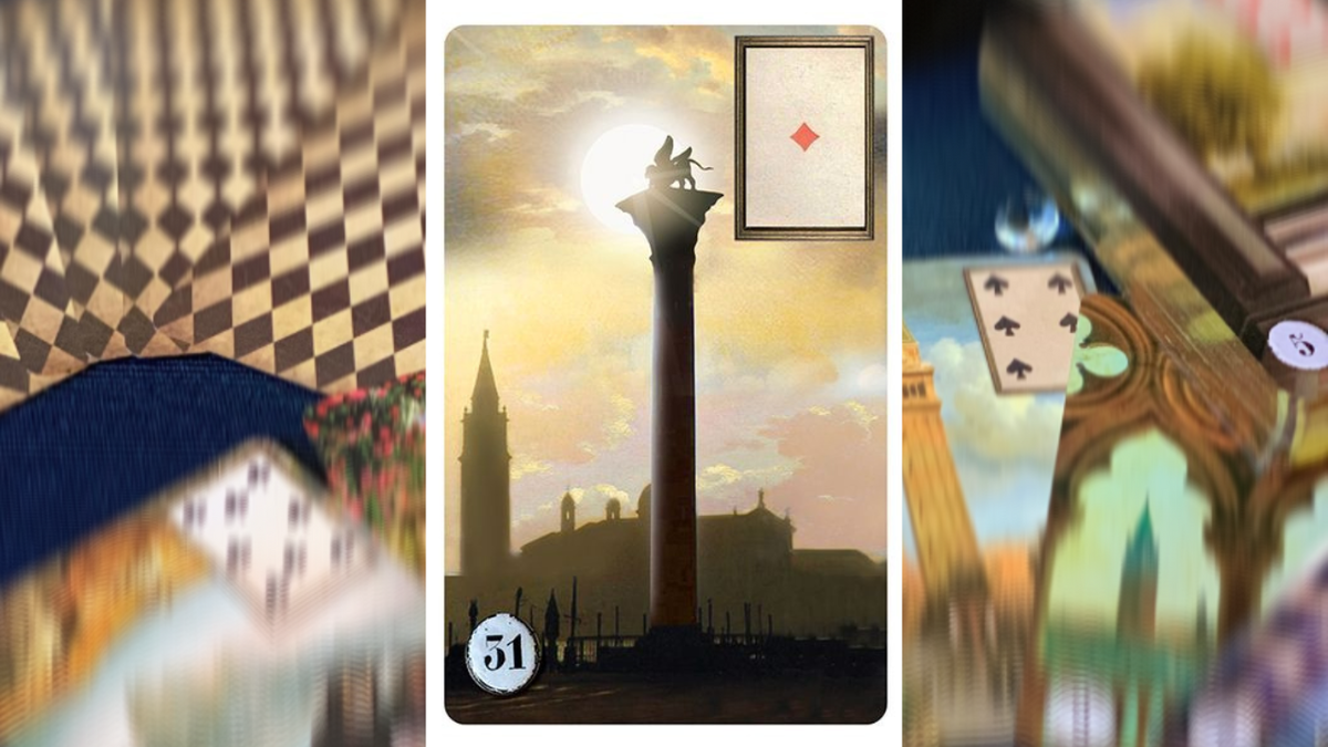 Змея. Photo «Golden Venetian Lenormand» Eugene Vinitski, Elsa Khapatnukovski