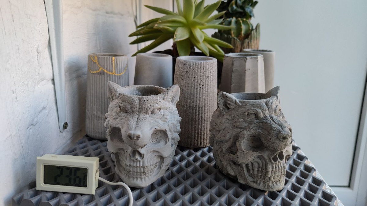 Горшочки сделал Максим