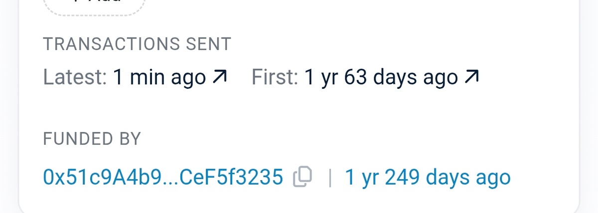 Информация про транзакции.