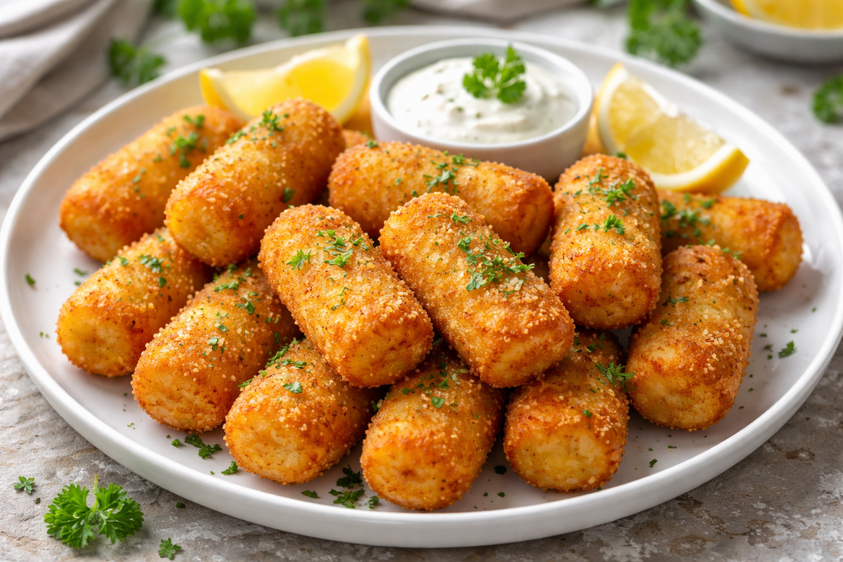 Картофельные крокеты 