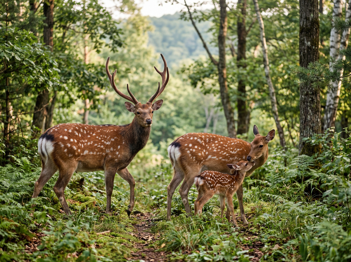 Уссурийский пятнистый олень (Cervus nippon hortulorum) — подвид пятнистого оленя из семейства оленевых.