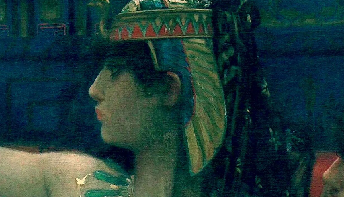 Александр Кабанель. "Клеопатра", фрагмент картины