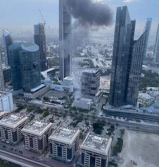 Один из беспилотников атаковал здание Дубайского международного финансового центра