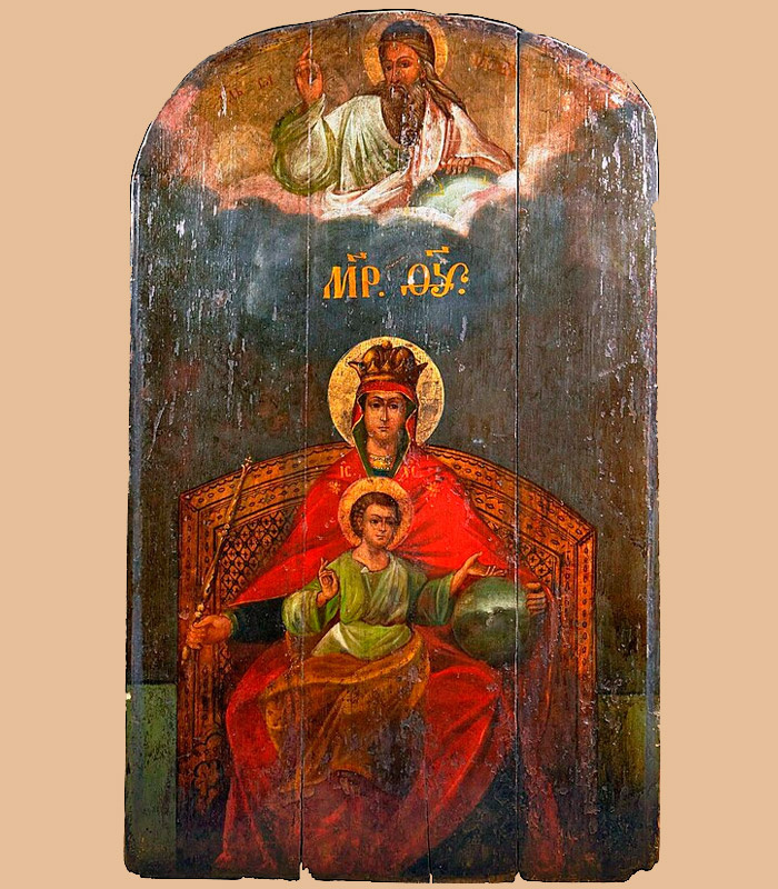 Державная икона Божией Матери из церкви с. Коломенское. Фото: wikimedia.org