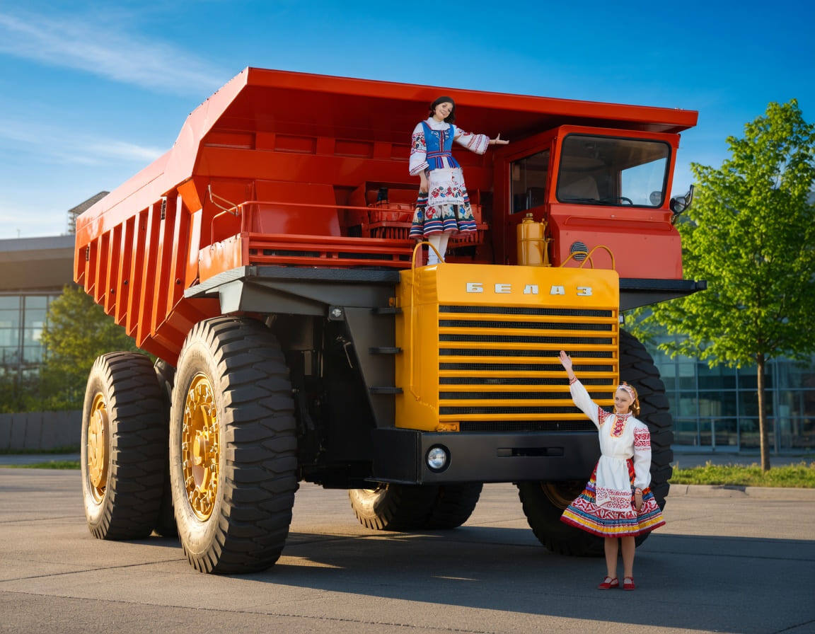 Карьерный самосвал БелАЗ-549