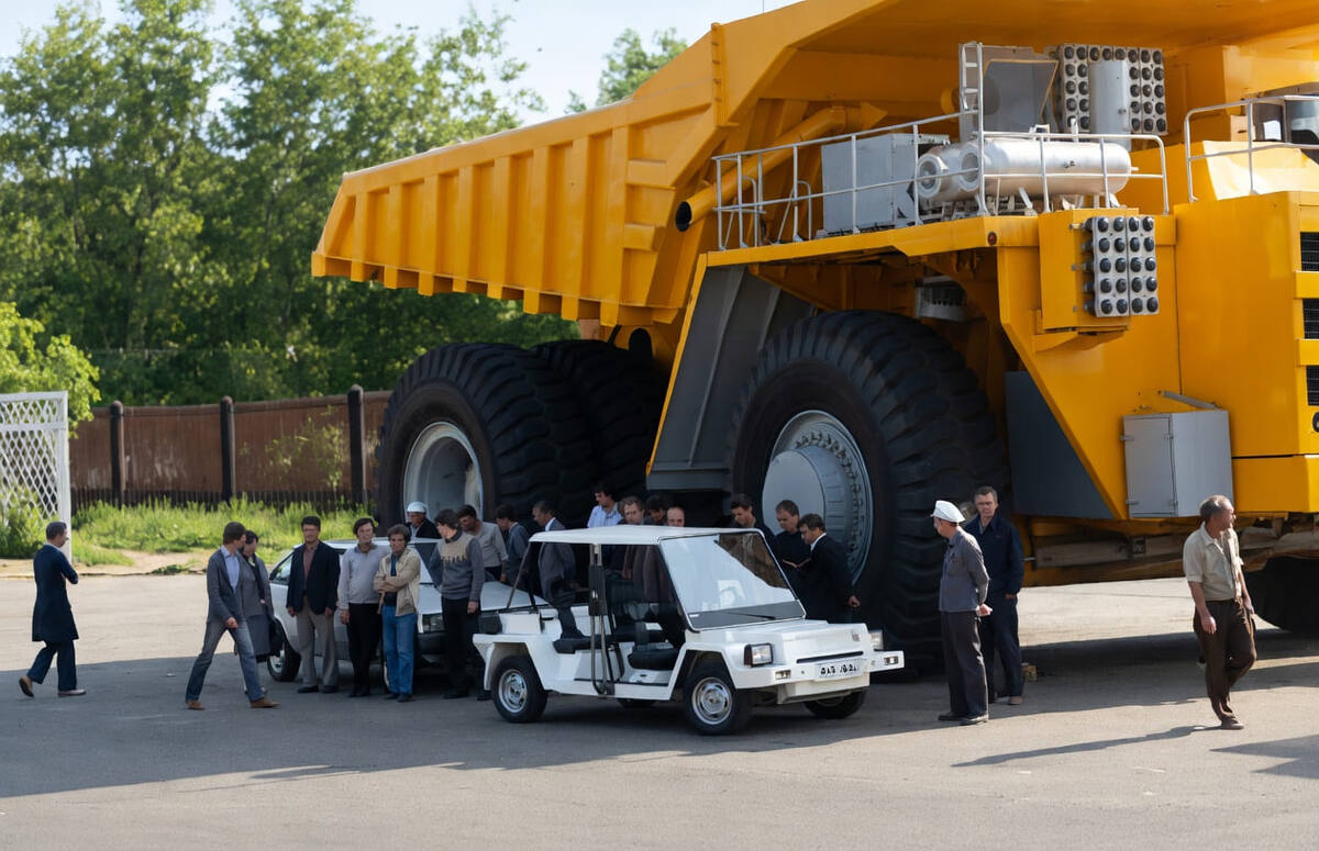 БелАЗ-75211 на выставке