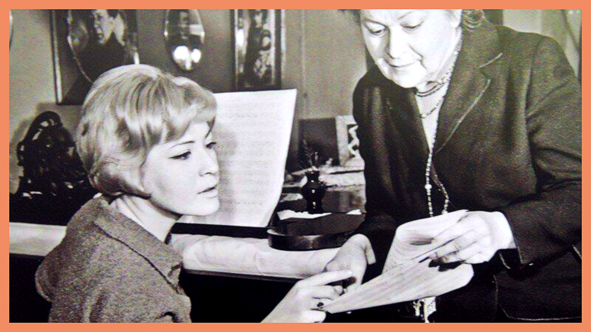 Людмила Максакова с матерью