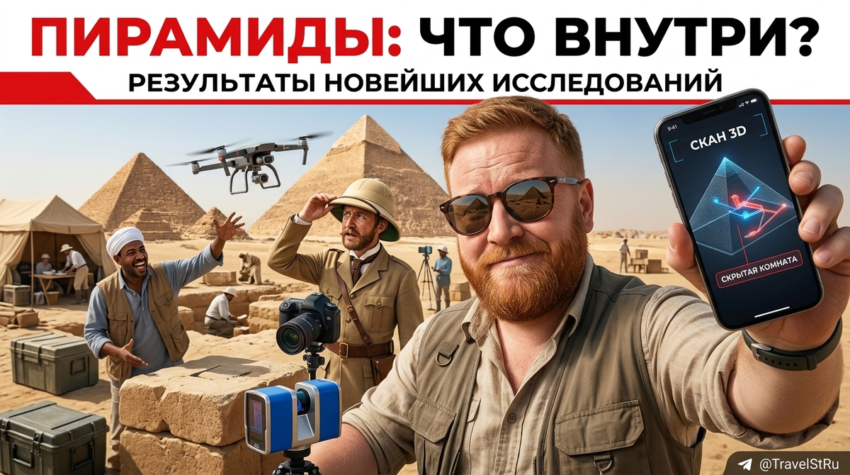 Египетские пирамиды: новейшие исследования и открытия