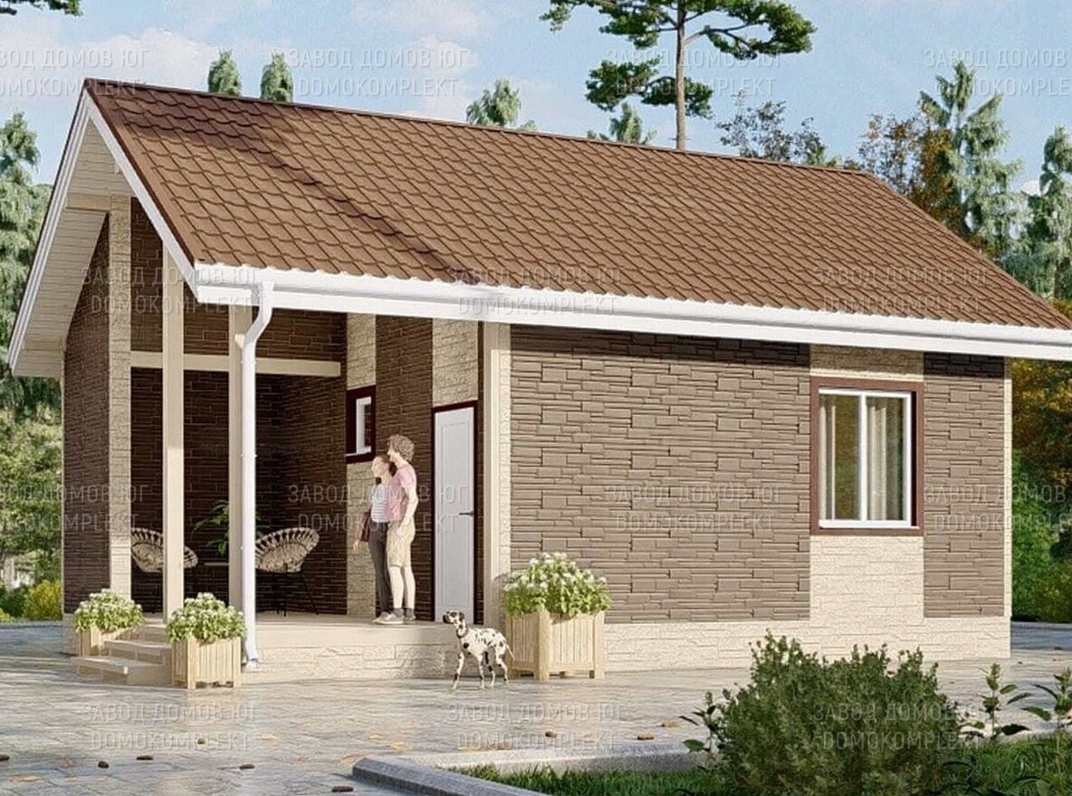 Гостевой дом стоит расположить в дальнем углу участка