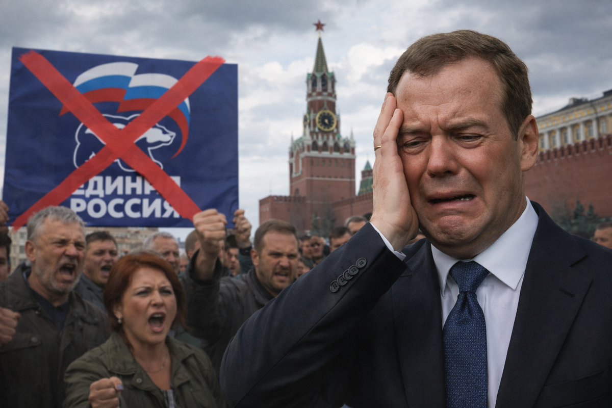 Партия «Единая Россия» теряет поддержку россиян накануне выборов в Госдуму