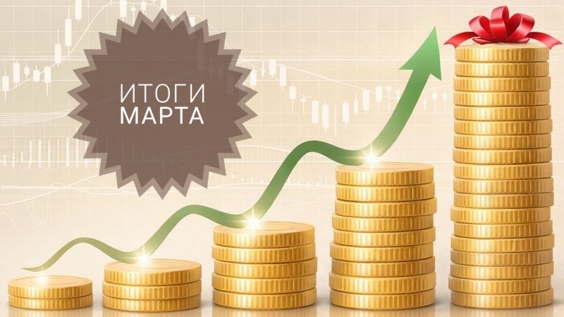 Мой пассивный доход в марте: подарки, тревожные звоночки и почти 900 рублей купонами