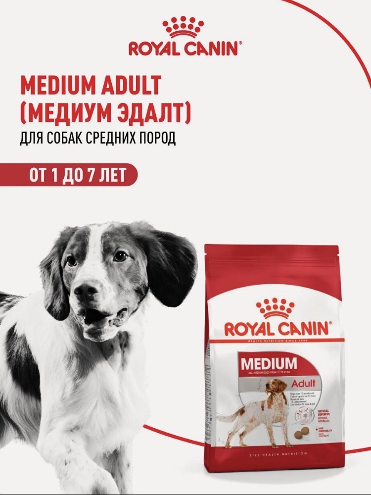 Royal Canin Medium Adult сухой корм для собак