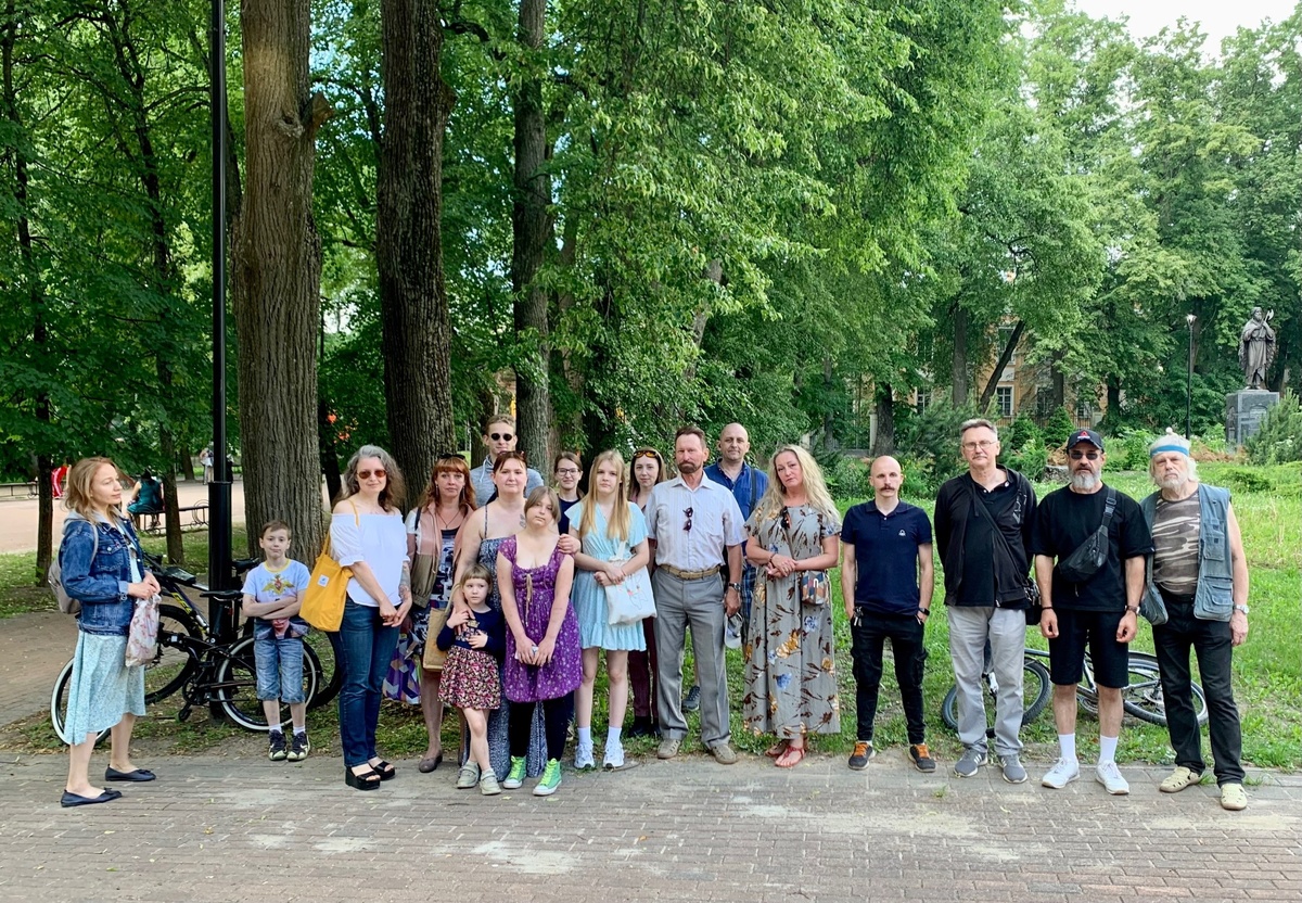 Начало. Съёмочная группа 9 июня 2024 года. Городской парк Калуги. 