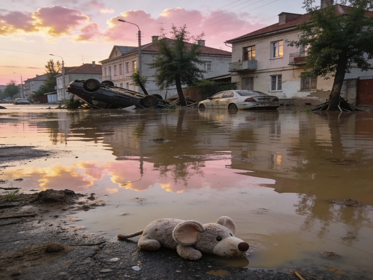 В эту ночь вода поднялась до девяти метров — уровня трехэтажного дома. Люди просыпались в кроватях, уже плывущих по комнатам, и хватали детей. Утром на улицах находили игрушки, фотографии и тех, кто не успел. Сирены молчали.