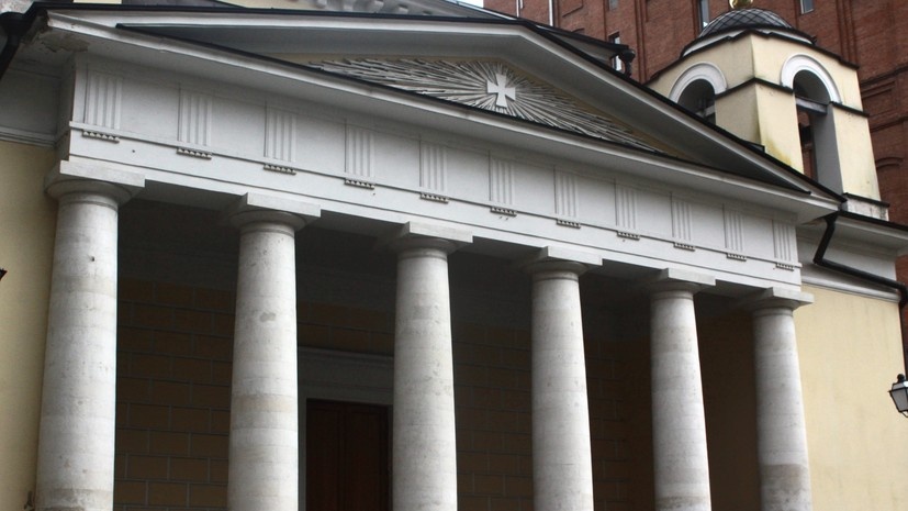     Римско-католический храм Святого Людовика Французского в Москве на Малой Лубянке, где в 1837 году крестили Люсьена Оливье.  Фото Глеба Кононенко