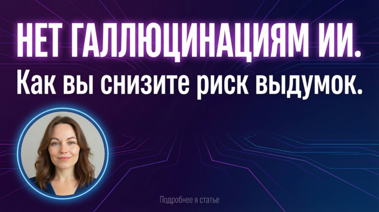    Галлюцинации ИИ: как в Make выстроить проверки и снизить риски Оксана Солдатова