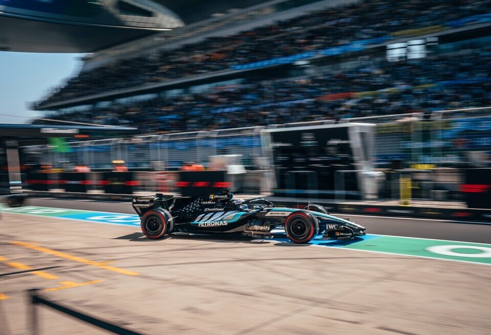    Джордж Рассел рассказал о поломке машины в квалификации в ШанхаеLAT Images / Mercedes