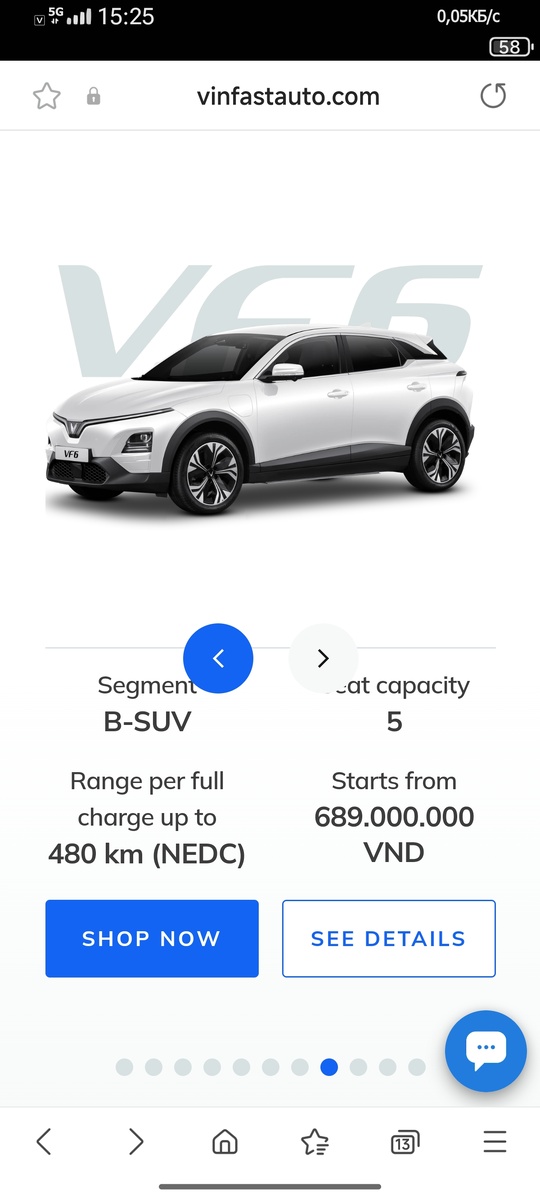 VF6 по цене примерно 2 мульта