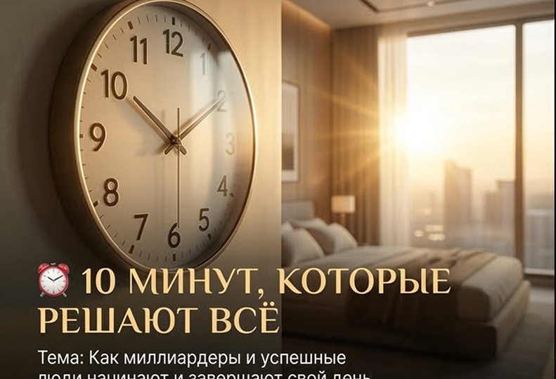 Как миллиардеры и успешные люди начинают и завершают свой день