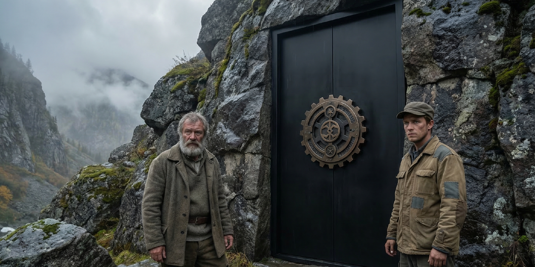 В горах на Алтае нашли огромную железную дверь, когда открыли, то поняли, что она ведёт на другую ветку реальности