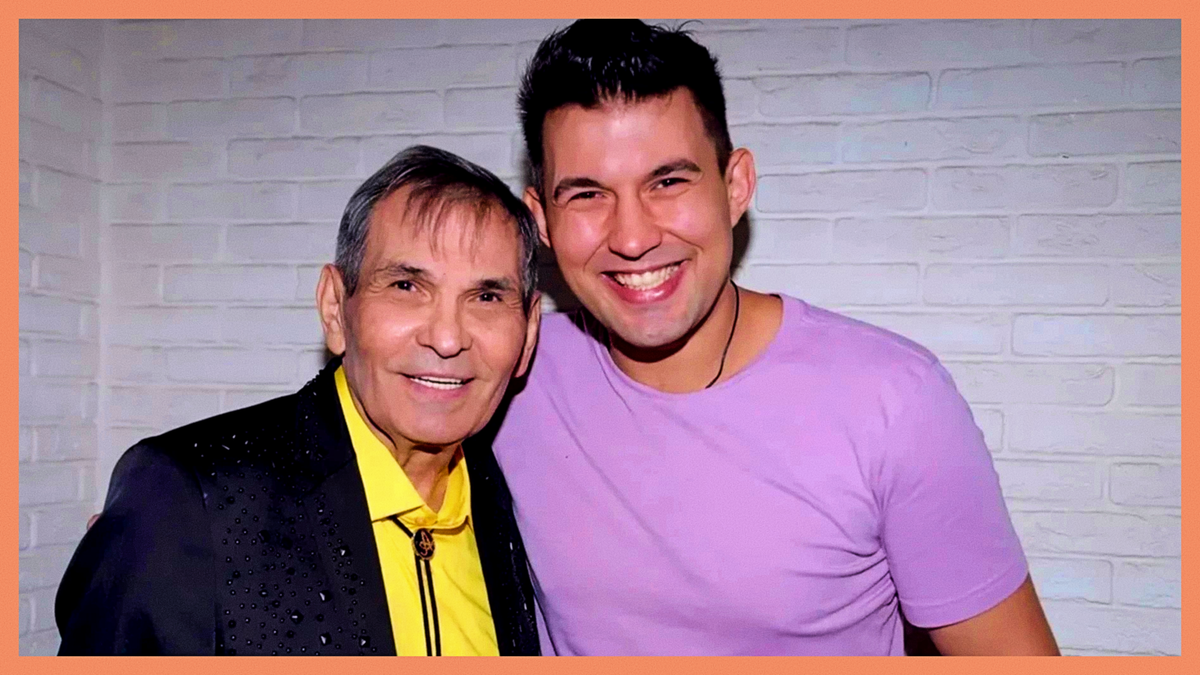 Бари Алибасов с сыном 