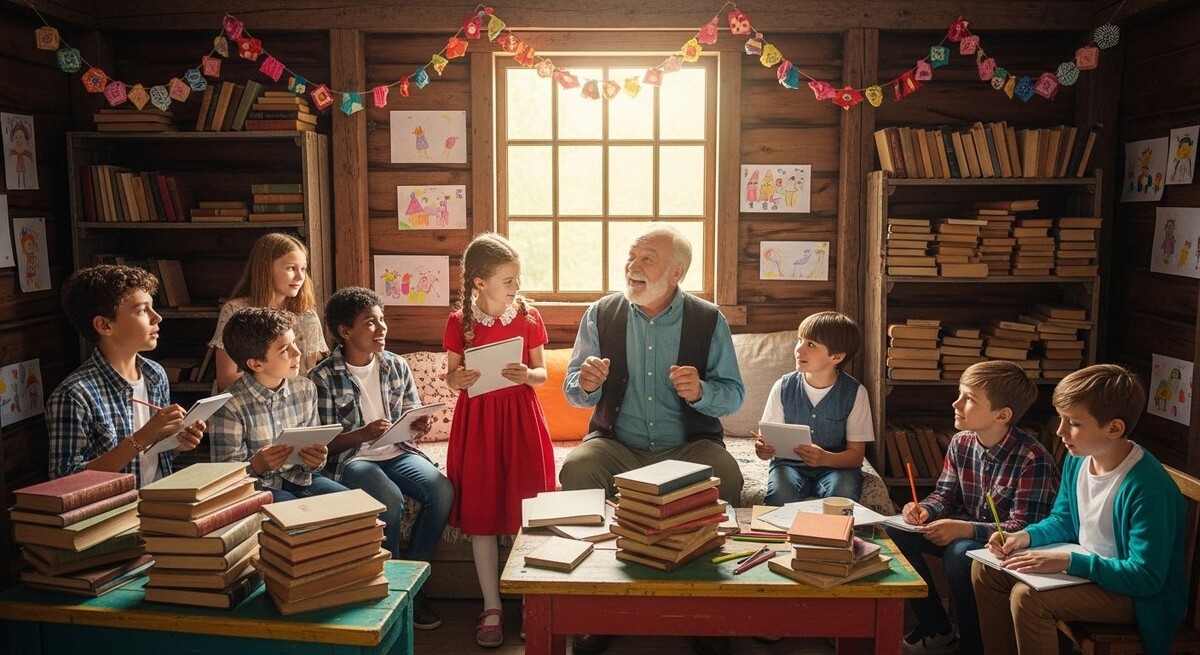    Рассказы и истории - Дети спасли деревню: 'Библиотека забытых историй' вернула старикам смысл жизни