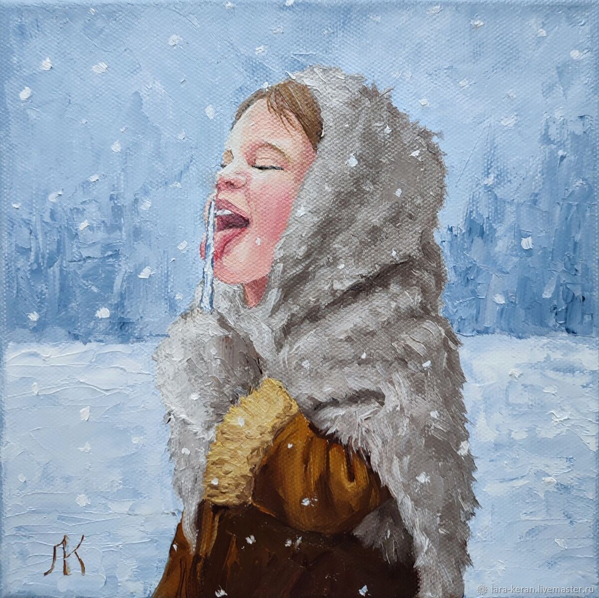 Художник Лара Керан — Сосулька