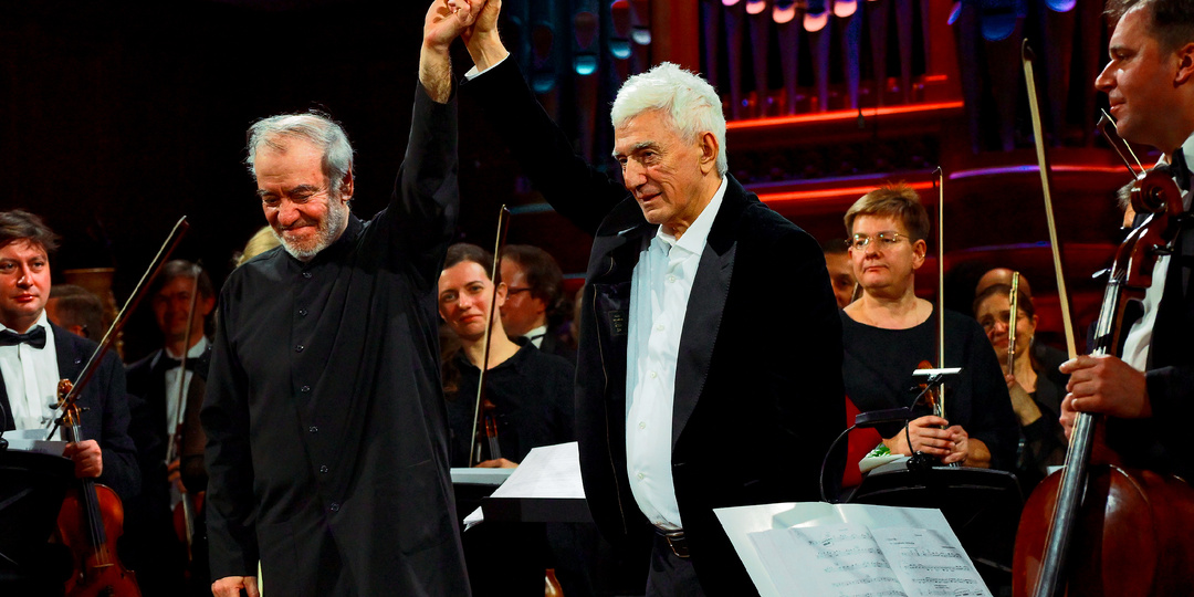 Авторский вечер в честь 80-летия композитора Толибхона Шахиди. Объединенный симфонический оркестр. Дирижер Валерий Гергиев