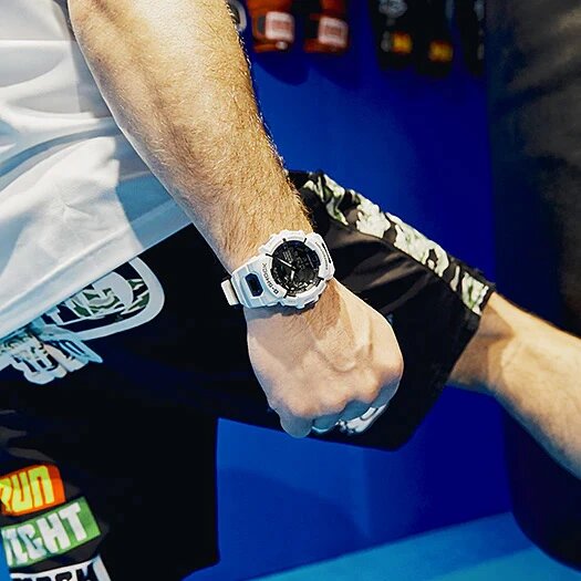 Спортивная модель G-Shock GBA-900-7A с шагомером, многофункциональным таймером и  Bluetooth