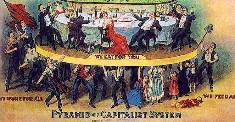     Пирамида капиталистической системы. (фрагмент) листовка 1911   
undefined