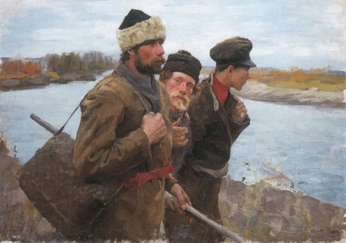     Лукиан Попов. Ходоки на новые места. 1904   
undefined