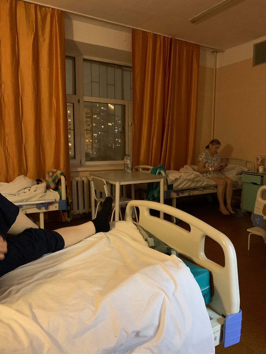 Показываю фрагмент  палаты  в больнице .     Фото автора статьи.