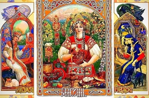 Богини Макошь, Доля и Недоля Фото из открытого доступа