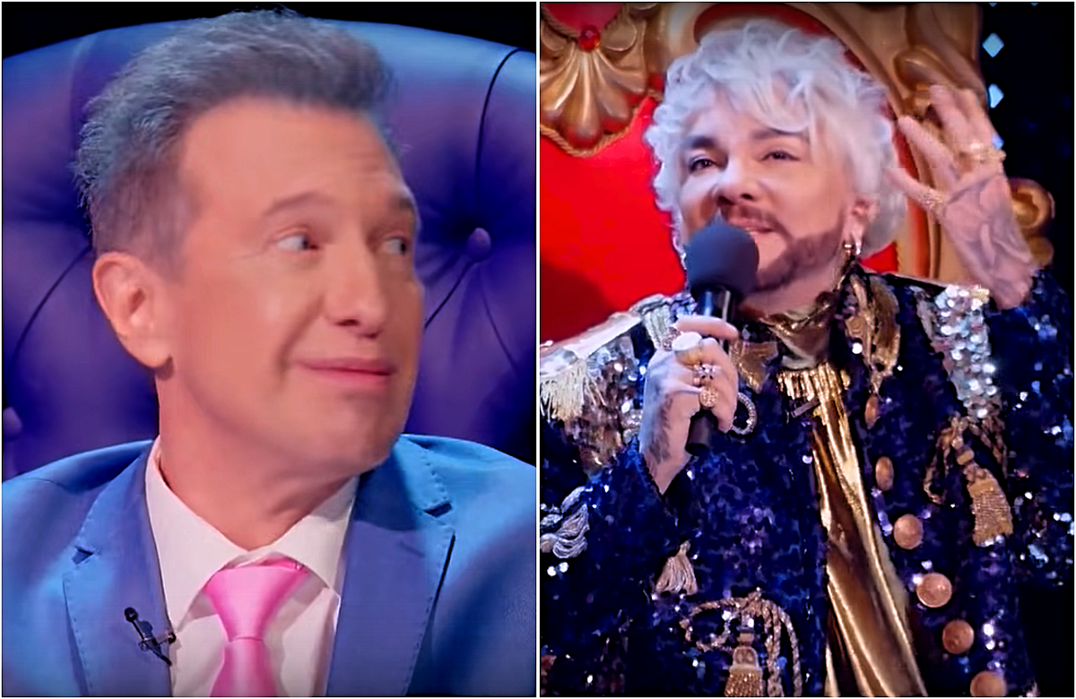 Киркоров не всегда был согласен со словами Сергея Соседова. Фото: кадр шоу "Суперстар" от 14.03.2026 