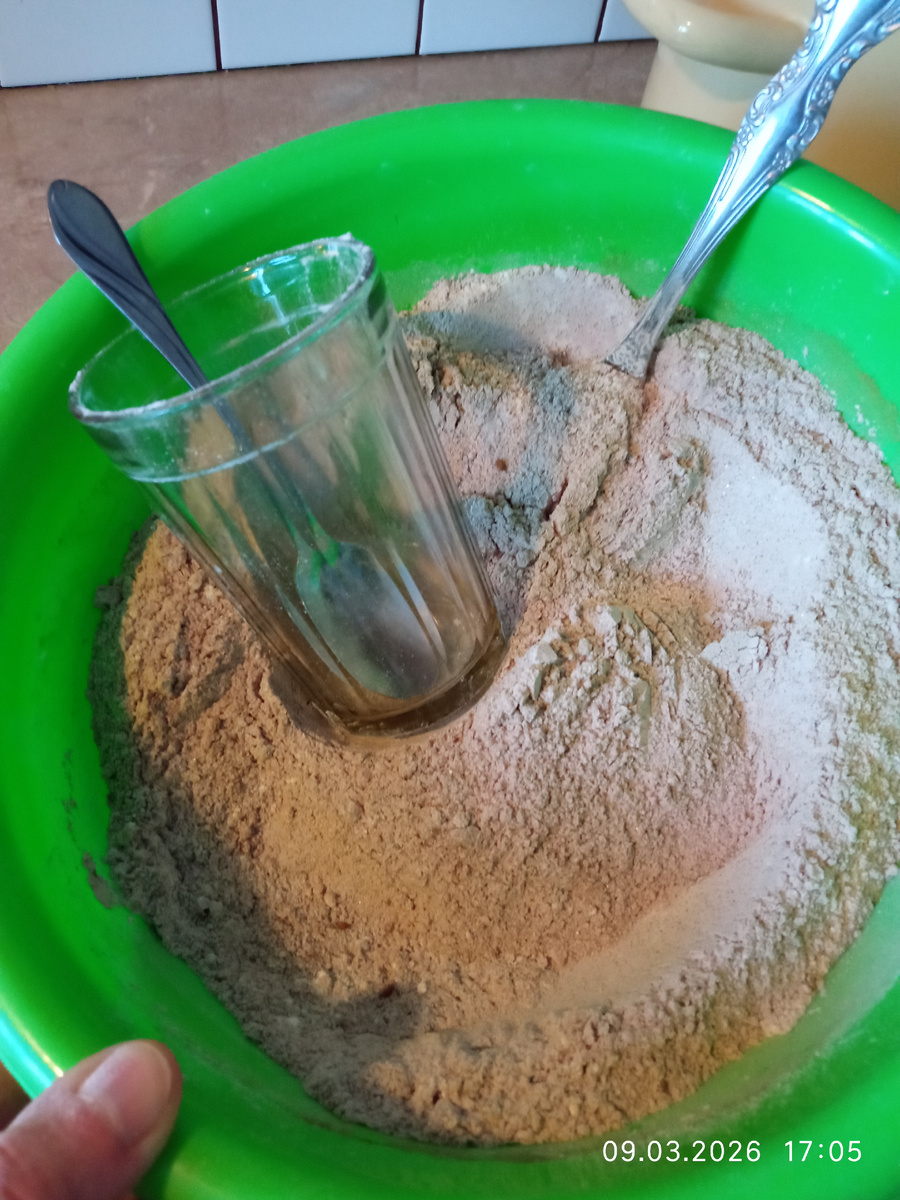 Все сухие ингредиенты 