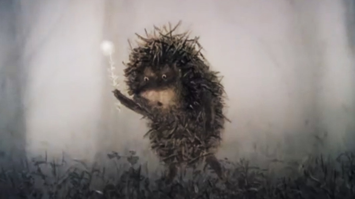 Кадр из советского мультфильма «Ёжик в тумане» Юрия Норштейна. Удивительно живой обволакивающий туман.