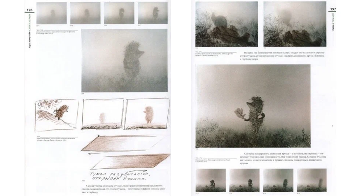 Иллюстрация для статьи "Загадка «Ёжика в тумане»: как делали туман? Техника, которая потрясла американских аниматоров", канал "Техно Колибри", Дзен.