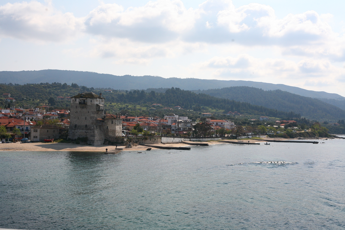 Вид на Уранополис с моря