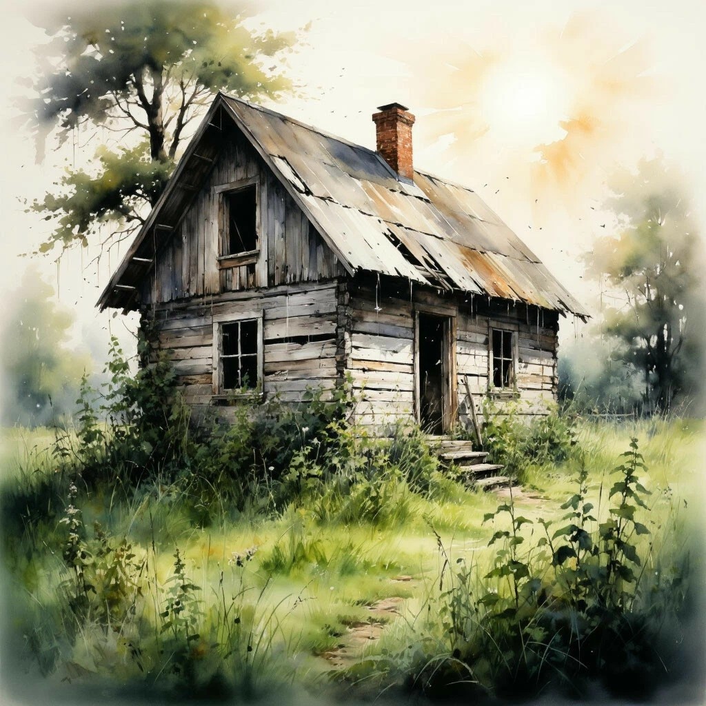 У нас практически целиком отсутствовал один скат крыши, да и на втором были дыры посерьезнее тех, что нарисовал Шед.