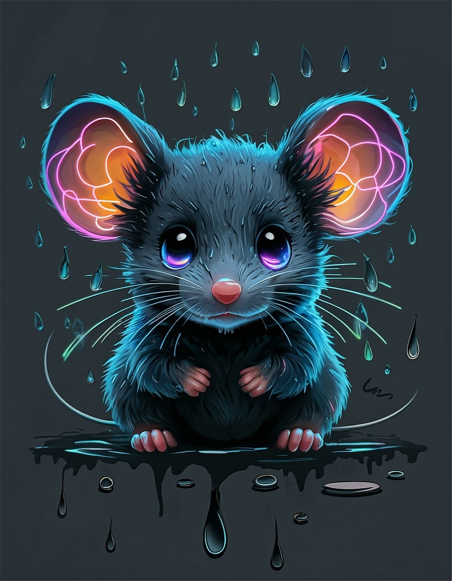 Мокнущий ошарашенный Мыш 🤭