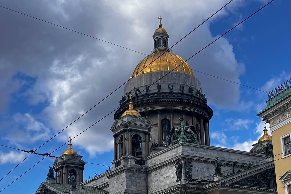    Санкт-Петербург Исаакиевский собор Погода Тепло Весна
