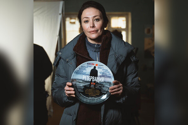 Екатерина Волкова на съемках сериала «Резервация» / Kion   📷