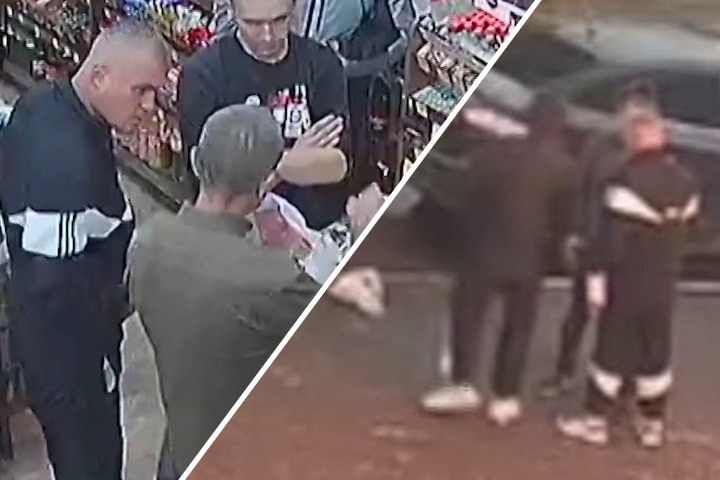 Санкин - в спортивном костюме