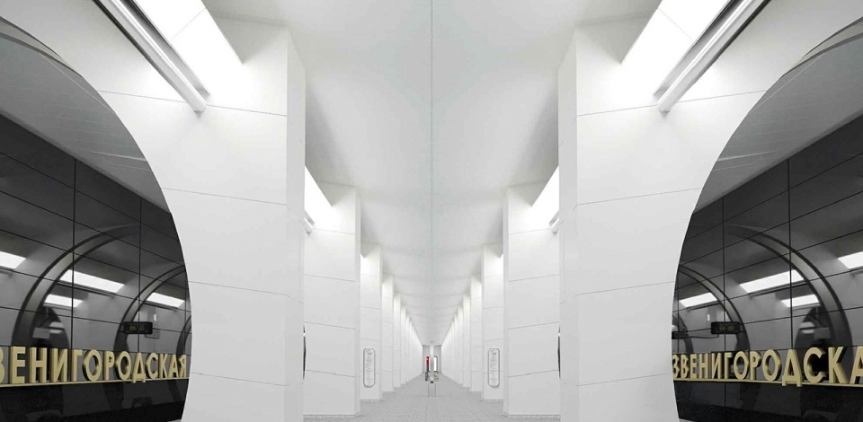 Владимир Ефимов: строительство станции метро «Звенигородская» завершено более чем на две трети