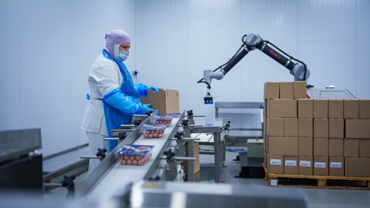    Вся продукция производятся на современном оборудовании и с использованием передовых технологий. Источник: официальный сайт мясокомбината «Клинский. – Группа «ПРОДО»».