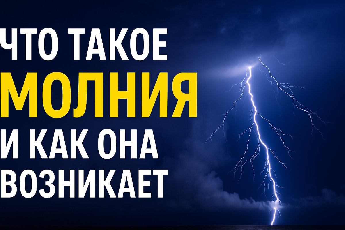 Что такое молния и как она возникает