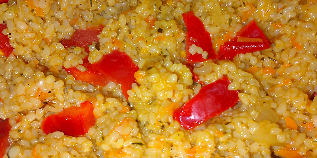 Рисовая каша с овощами