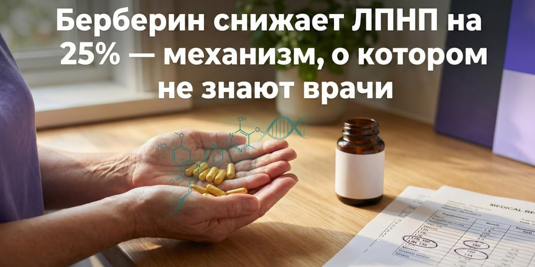 Берберин и холестерин ЛПНП